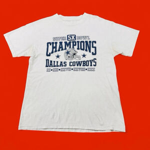 Dallas Cowboys Super Bowl Champions T Shirt M Tennessee River Vintage Retro Tee